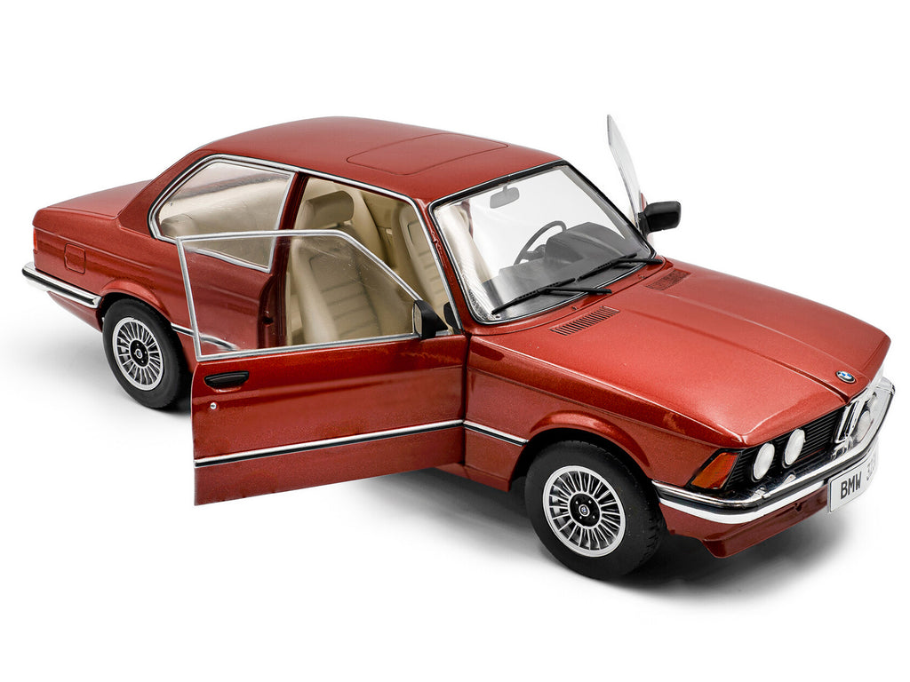 1980 BMW 323i Ruby Red Metallic 1/18 Diecast Model Car by Solido - image 2
