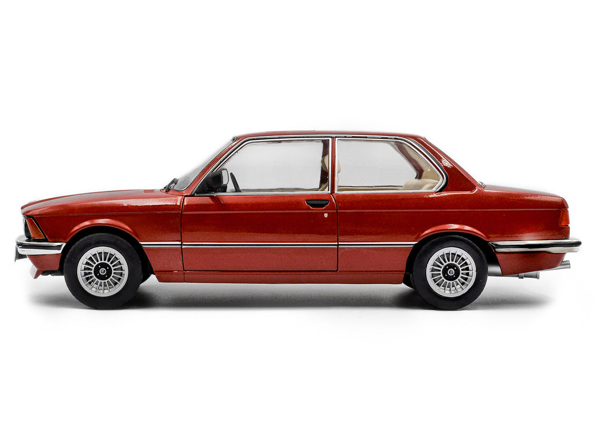 1980 BMW 323i Ruby Red Metallic 1/18 Diecast Model Car by Solido - image 3