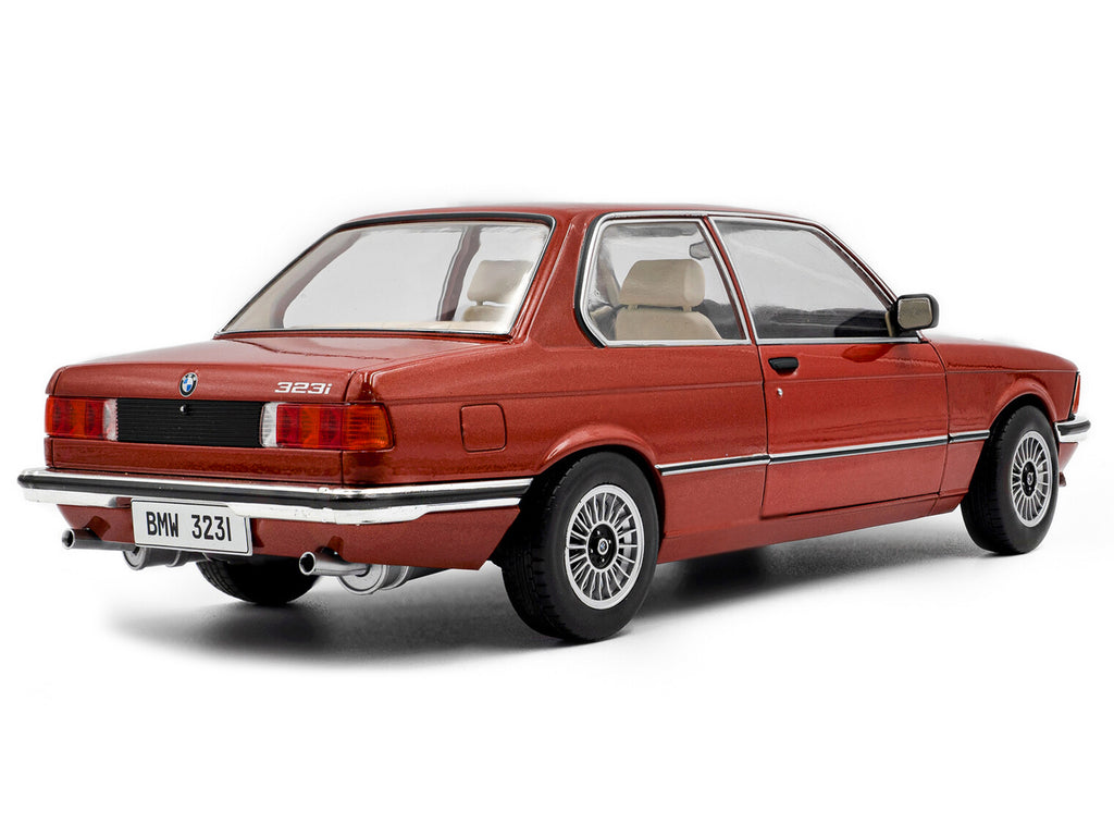 1980 BMW 323i Ruby Red Metallic 1/18 Diecast Model Car by Solido - image 4