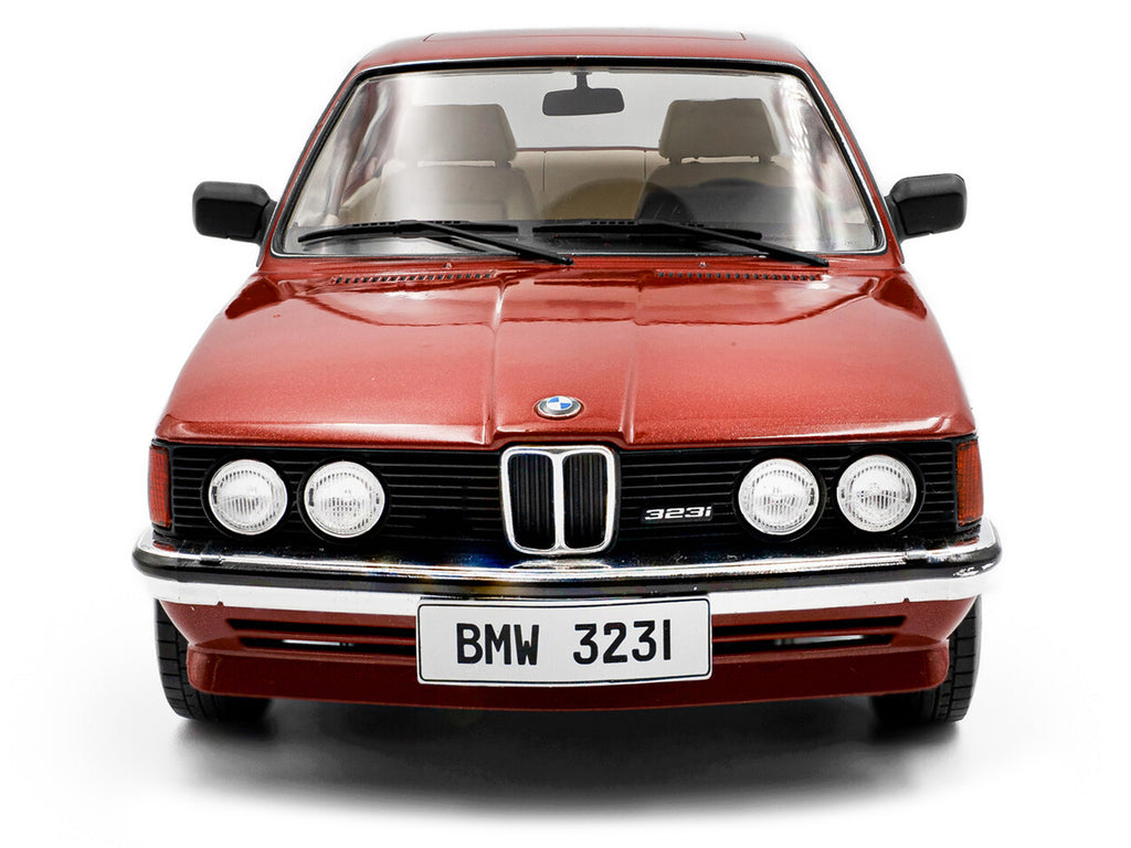 1980 BMW 323i Ruby Red Metallic 1/18 Diecast Model Car by Solido - image 5