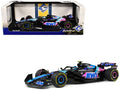 Alpine A524 #10 Pierre Gasly "BWT" Formula One F1 Monaco GP (2024) "Competition" Series 1/18 Diecast Model Car by Solido