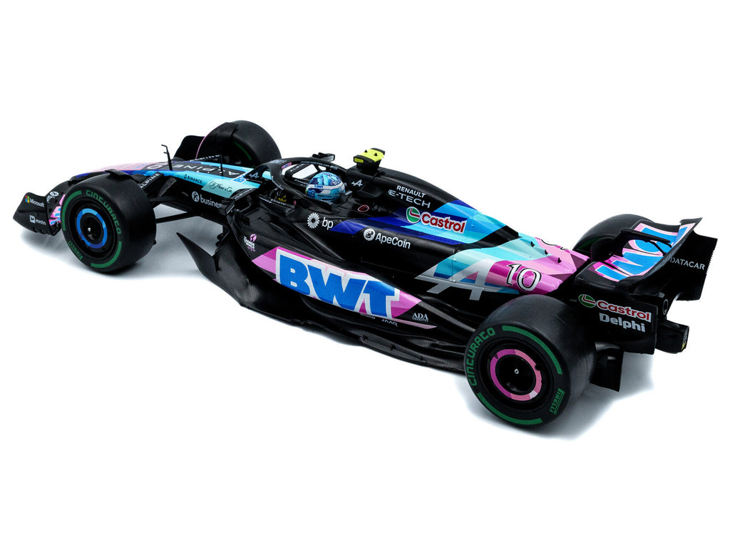 Alpine A524 #10 Pierre Gasly "BWT" 3rd Place Formula One F1 "Sao Paulo GP" (2024) "Competition" Series 1/18 Diecast Model Car by Solido - image 3