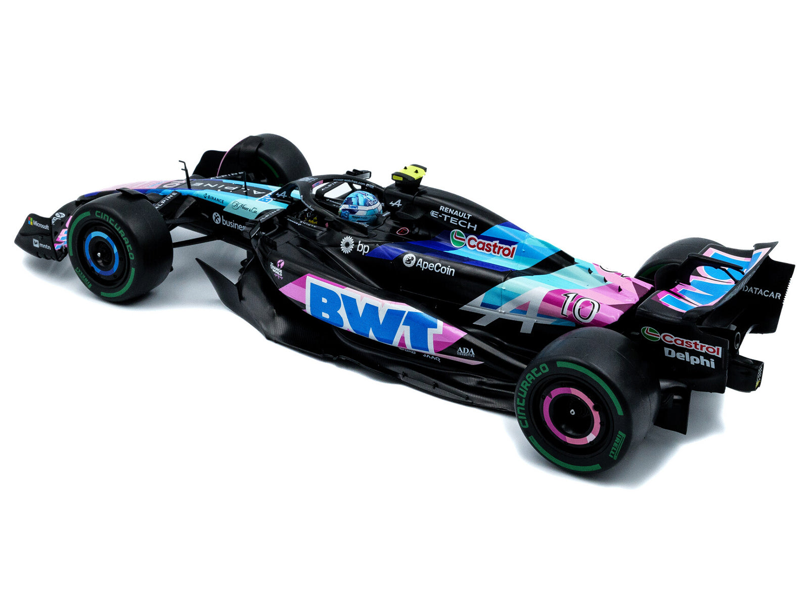 Alpine A524 #10 Pierre Gasly "BWT" 3rd Place Formula One F1 "Sao Paulo GP" (2024) "Competition" Series 1/18 Diecast Model Car by Solido - image 3
