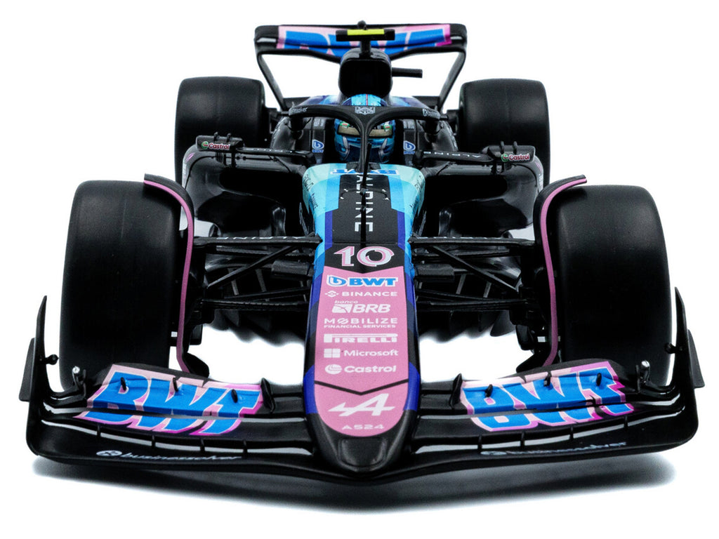 Alpine A524 #10 Pierre Gasly "BWT" 3rd Place Formula One F1 "Sao Paulo GP" (2024) "Competition" Series 1/18 Diecast Model Car by Solido - image 5