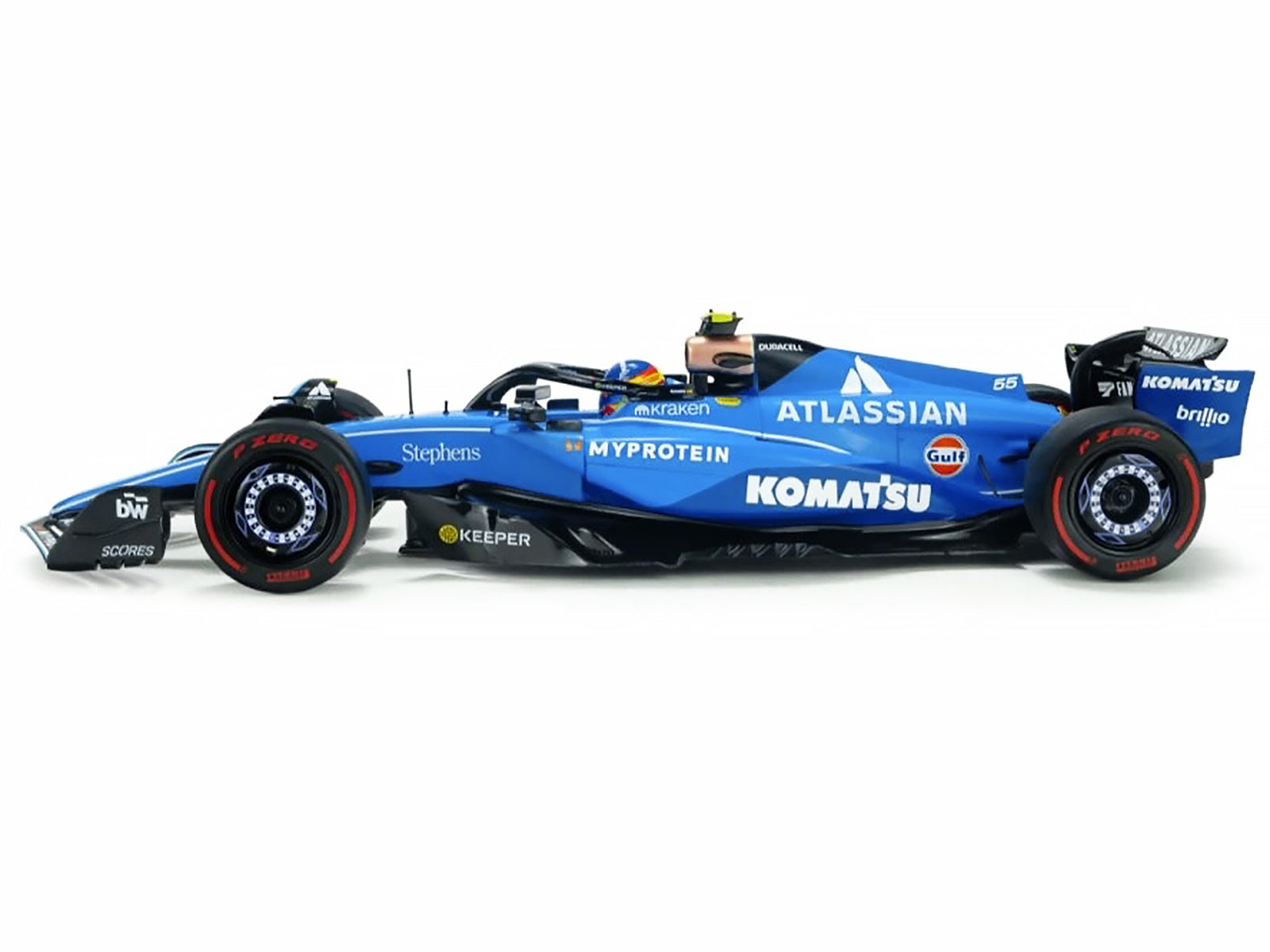 Williams FW47 #55 Carlos Sainz "Atlassian" Formula One F1 "Australian GP" (2025) "Competition" Series 1/18 Diecast Model Car by Solido - image 2