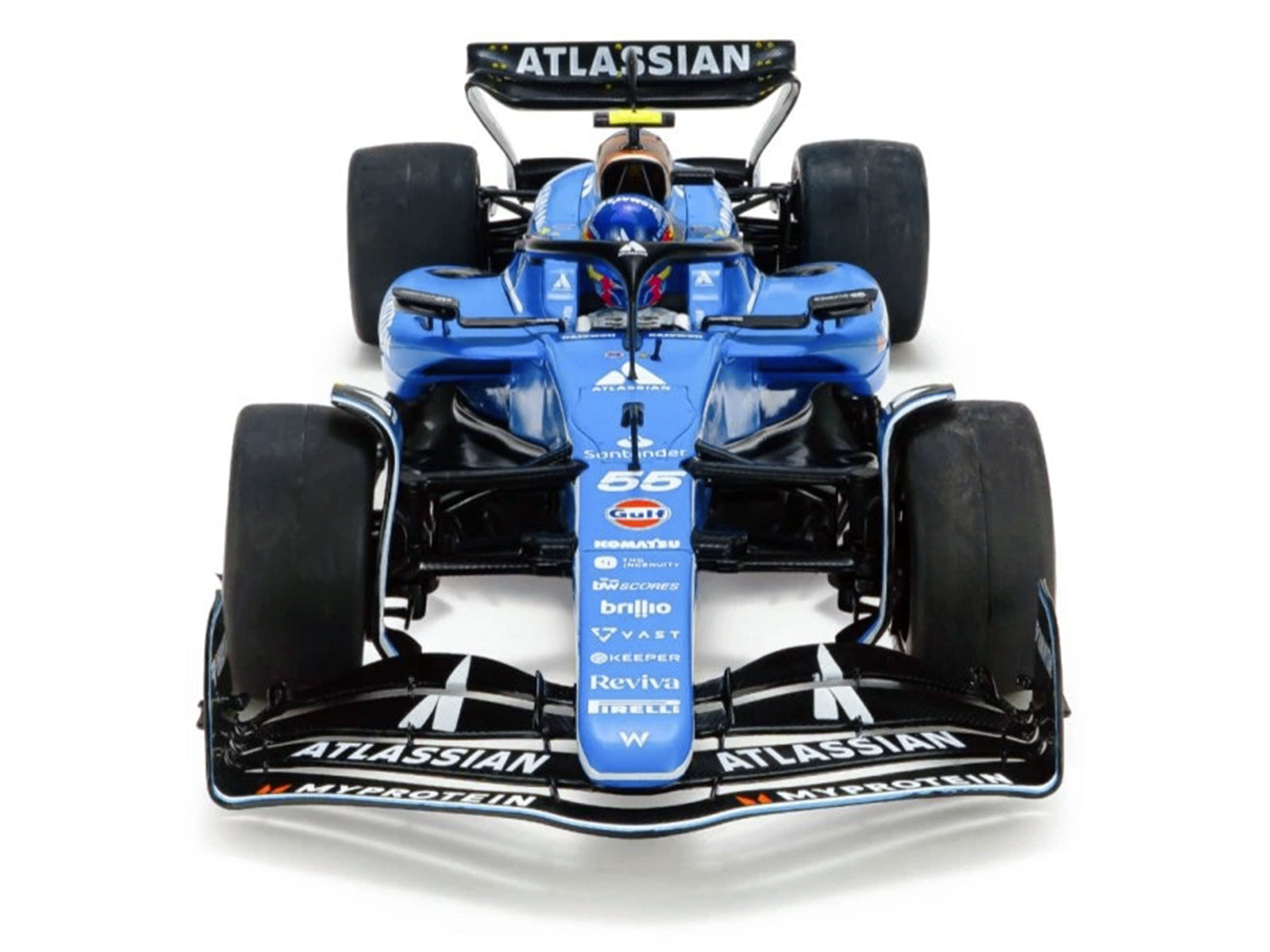 Williams FW47 #55 Carlos Sainz "Atlassian" Formula One F1 "Australian GP" (2025) "Competition" Series 1/18 Diecast Model Car by Solido - image 4