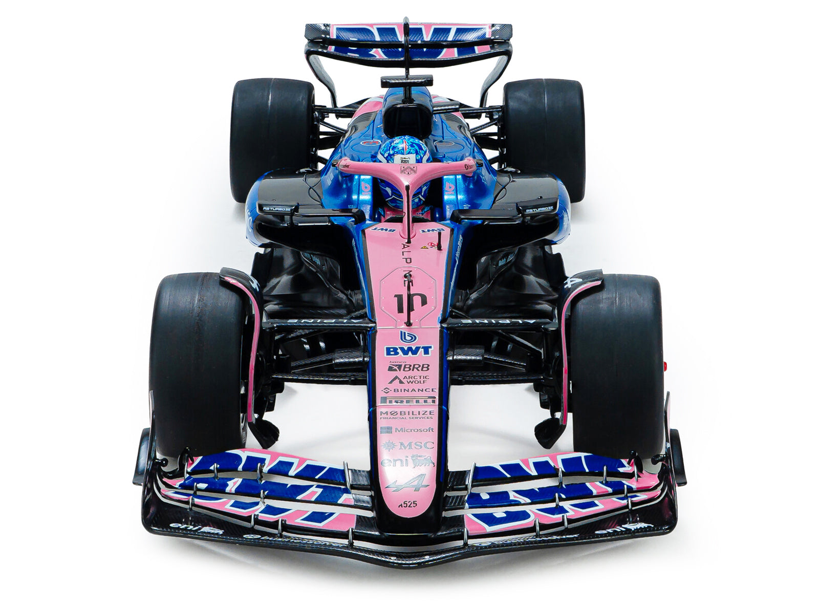 Alpine A525 #10 Pierre Gasly "BWT" Formula One F1 "Bahrain GP" (2025) "Competition" Series 1/18 Diecast Model Car by Solido - image 4