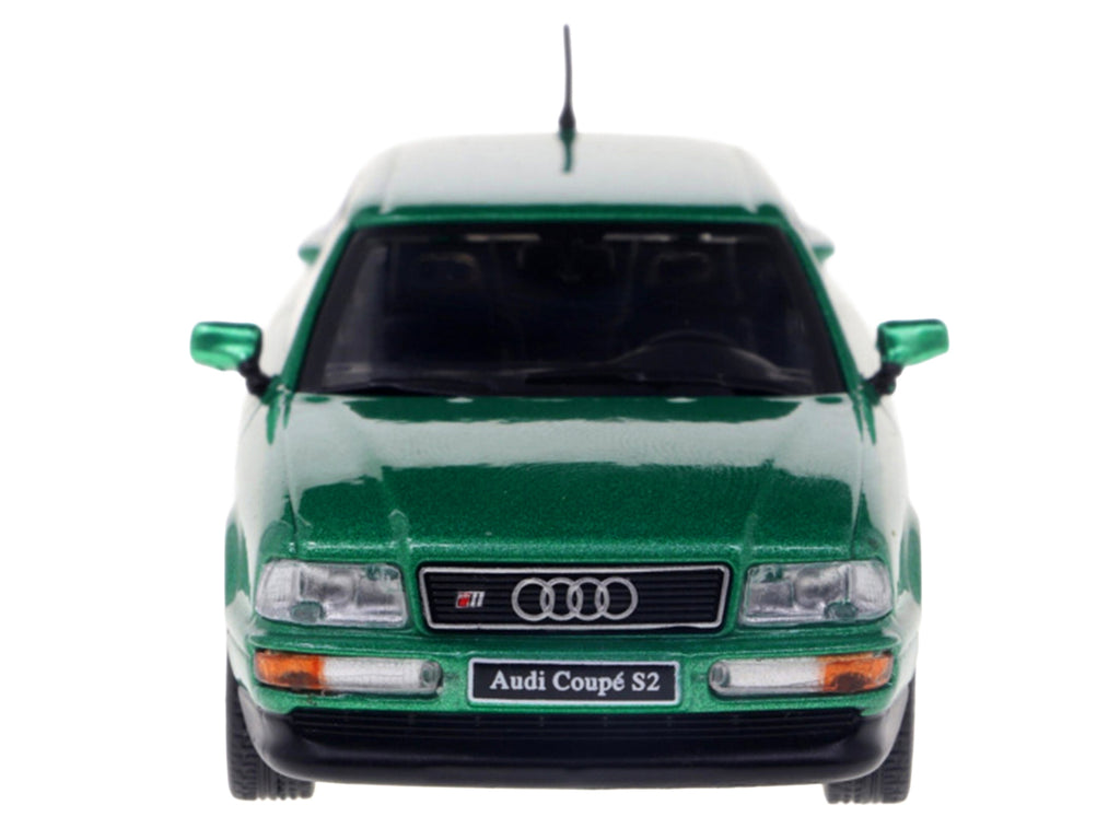 1994 Audi Coupe S2 Cricket Green Metallic 1/43 Diecast Model Car by Solido - image 4
