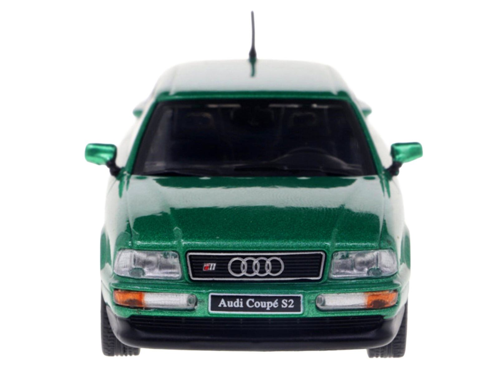 1994 Audi Coupe S2 Cricket Green Metallic 1/43 Diecast Model Car by Solido - image 4