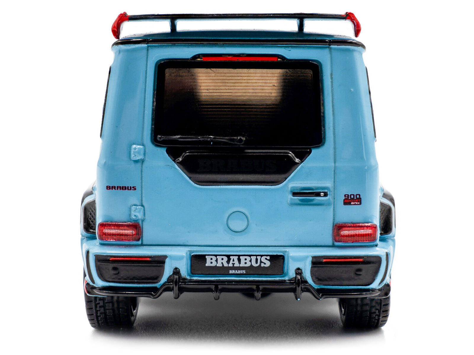 2021 Brabus Rocket 900 China Blue with Black Hood 1/43 Diecast Model Car by Solido - image 5
