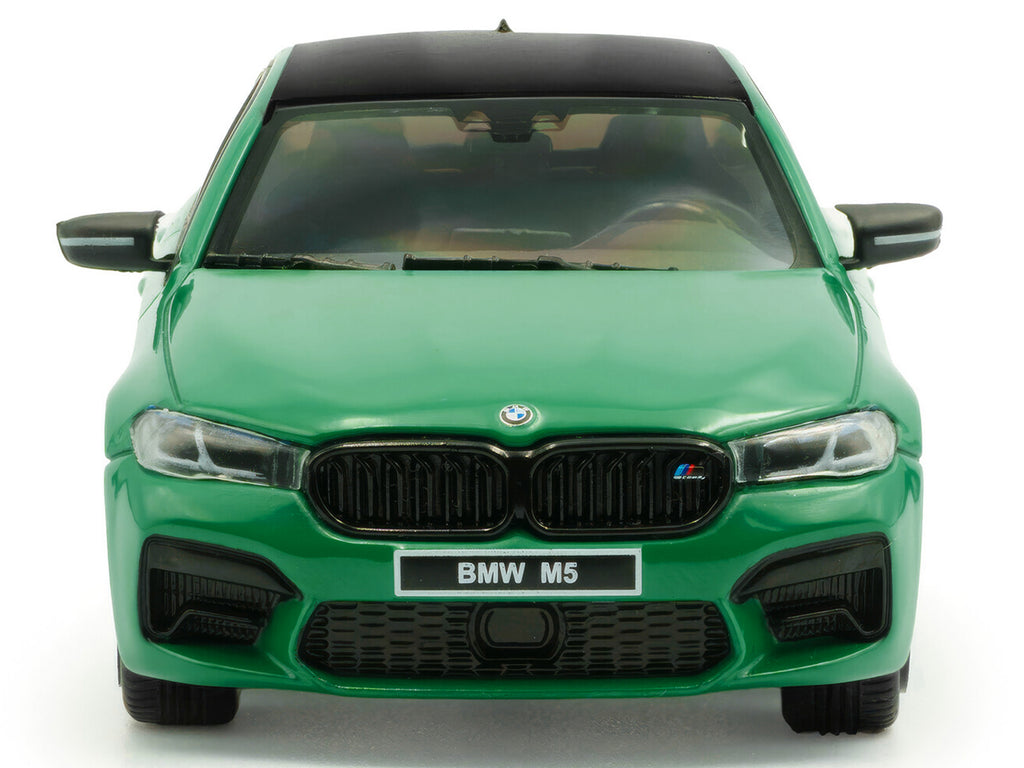 2022 BMW M5 Competition Signal Green with Black Top 1/43 Diecast Model Car by Solido - image 4