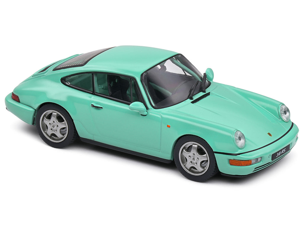 Porsche 911 (964) RS Clubsport Mint Green 1/43 Diecast Model Car by Solido - image 4