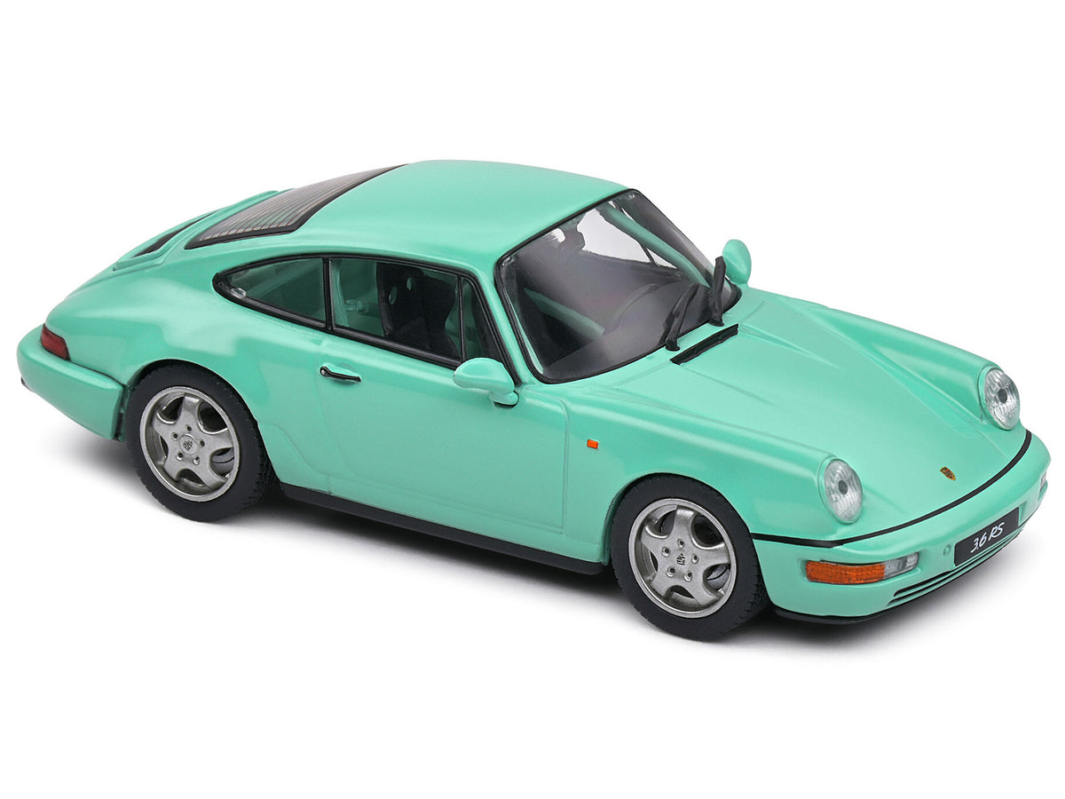 Porsche 911 (964) RS Clubsport Mint Green 1/43 Diecast Model Car by Solido - image 4