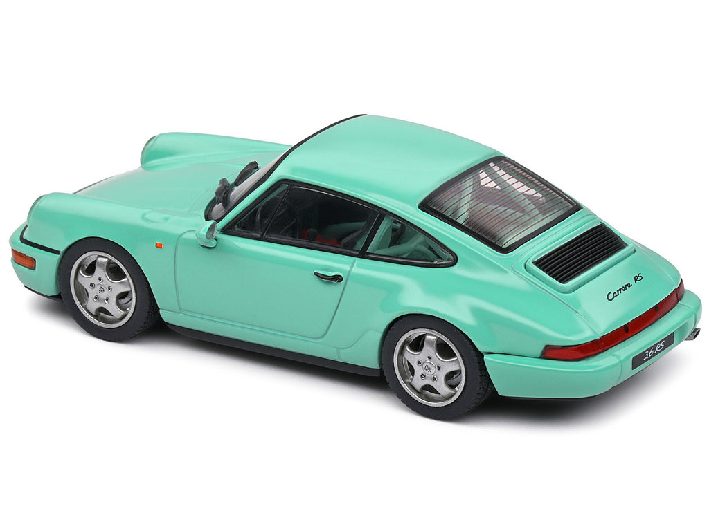 Porsche 911 (964) RS Clubsport Mint Green 1/43 Diecast Model Car by Solido - image 5