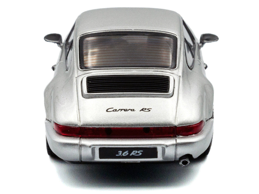 1994 Porsche 911 (964) RS Silver Metallic with Black Stripes 1/43 Diecast Model Car by Solido - image 4