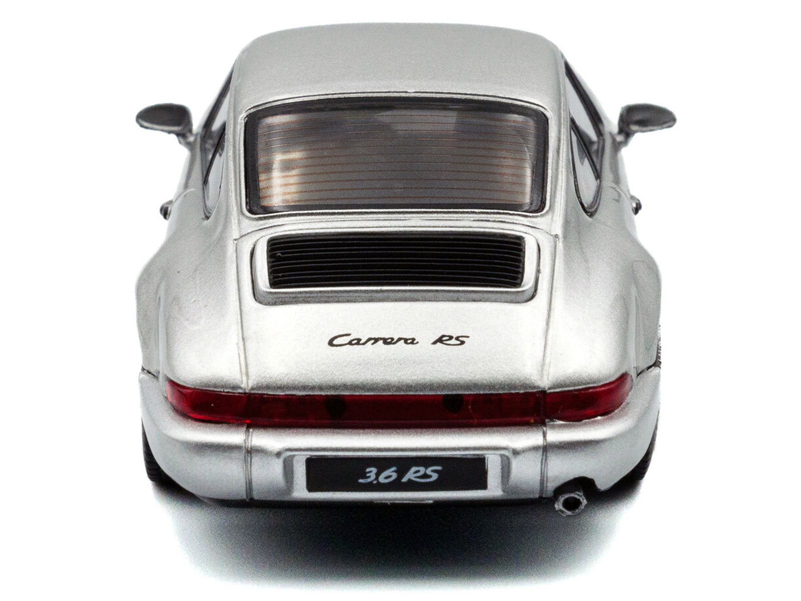 1994 Porsche 911 (964) RS Silver Metallic with Black Stripes 1/43 Diecast Model Car by Solido - image 4