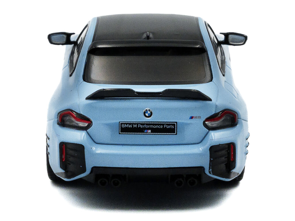 2023 BMW M2 M Performance Zandvoort Blue with Black Top 1/43 Diecast Model Car by Solido - image 5
