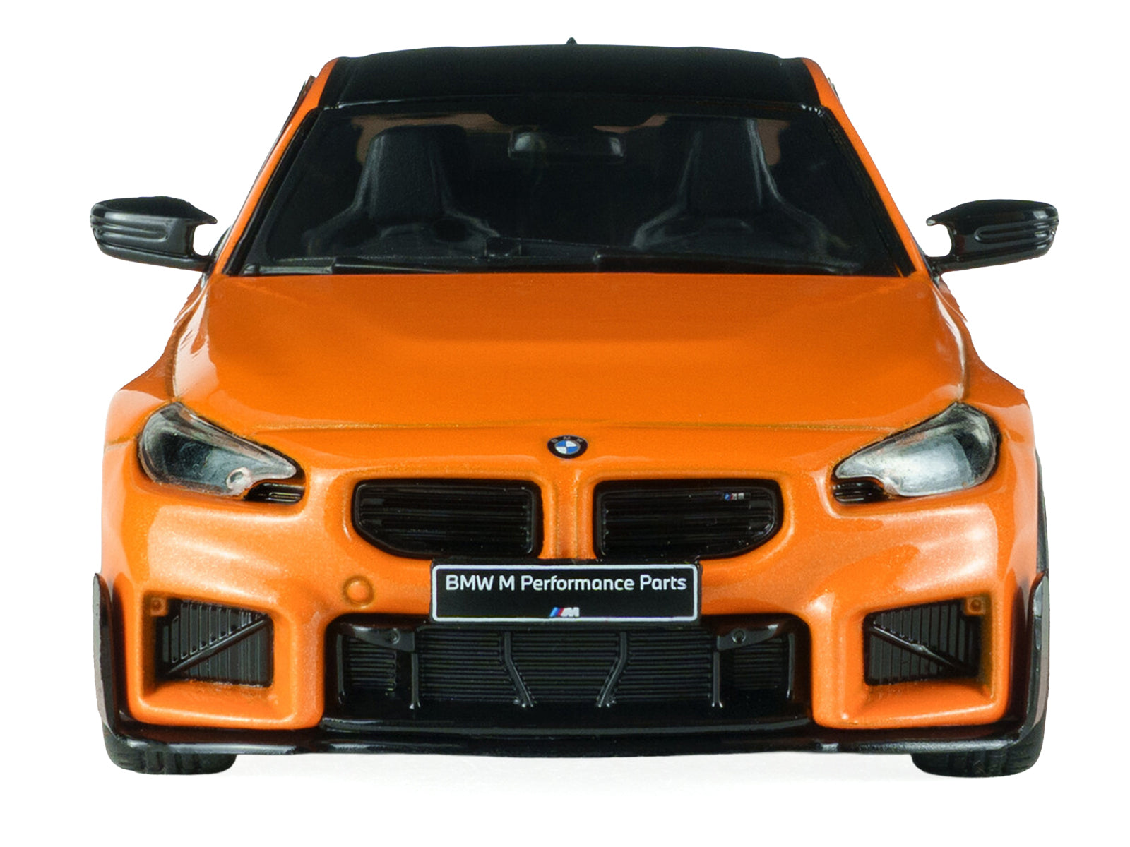 2024 BMW M2 M Performance Papaya Orange Metallic with Black Top 1/43 Diecast Model Car by Solido - image 4