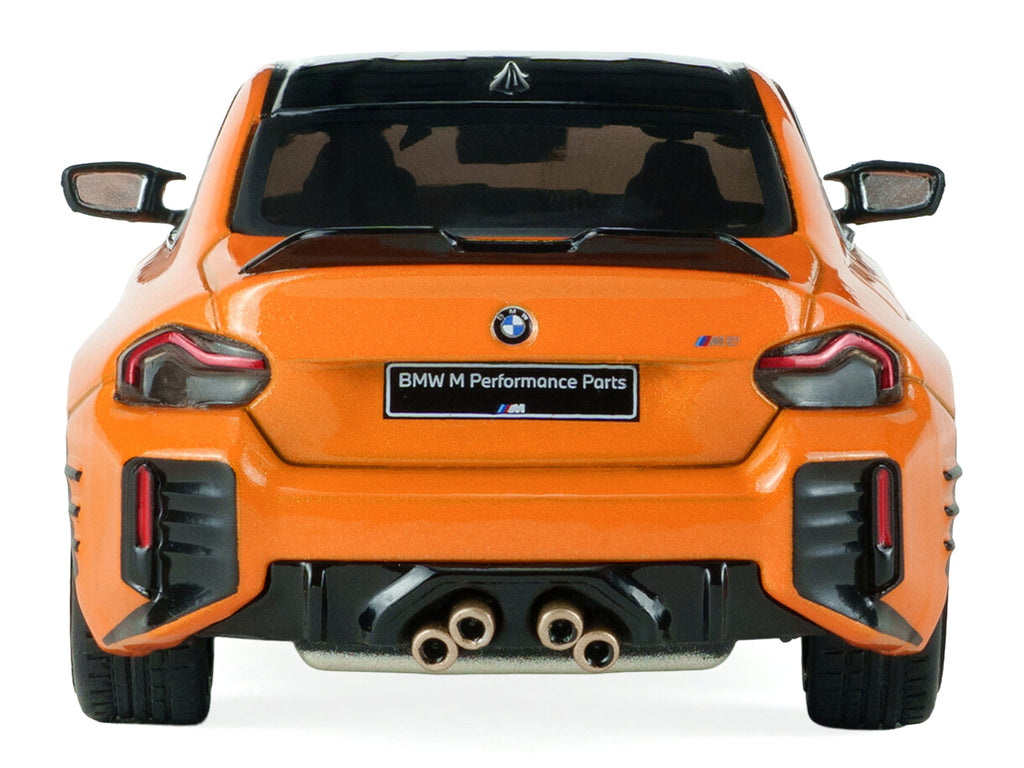 2024 BMW M2 M Performance Papaya Orange Metallic with Black Top 1/43 Diecast Model Car by Solido - image 5