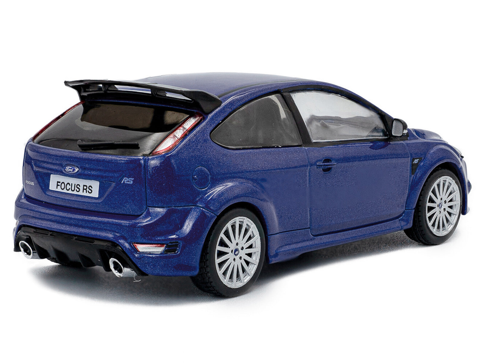 2010 Ford Focus MKII RS Indianapolis Blue Metallic 1/43 Diecast Model Car by Solido - image 3