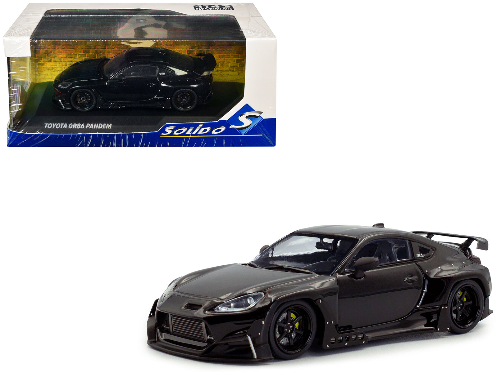 2022 Toyota Pandem GR86 Black 1/43 Diecast Model Car by Solido
