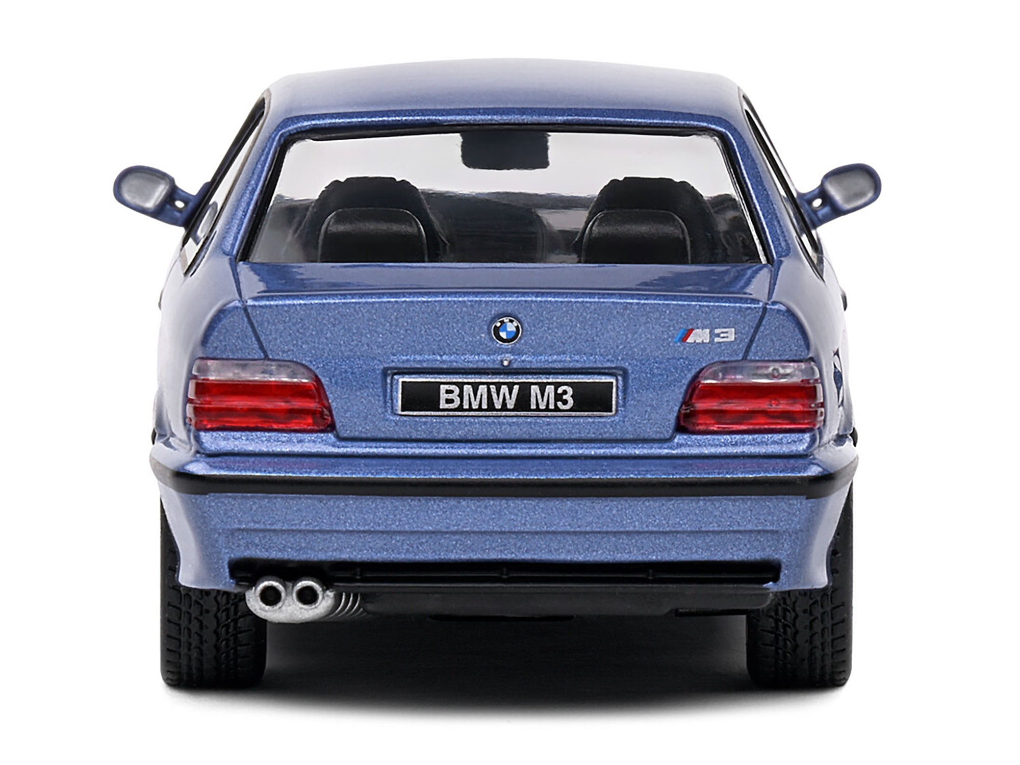 1999 BMW E36 M3 Coupe Estoril Blue Metallic 1/43 Diecast Model Car by Solido - image 4
