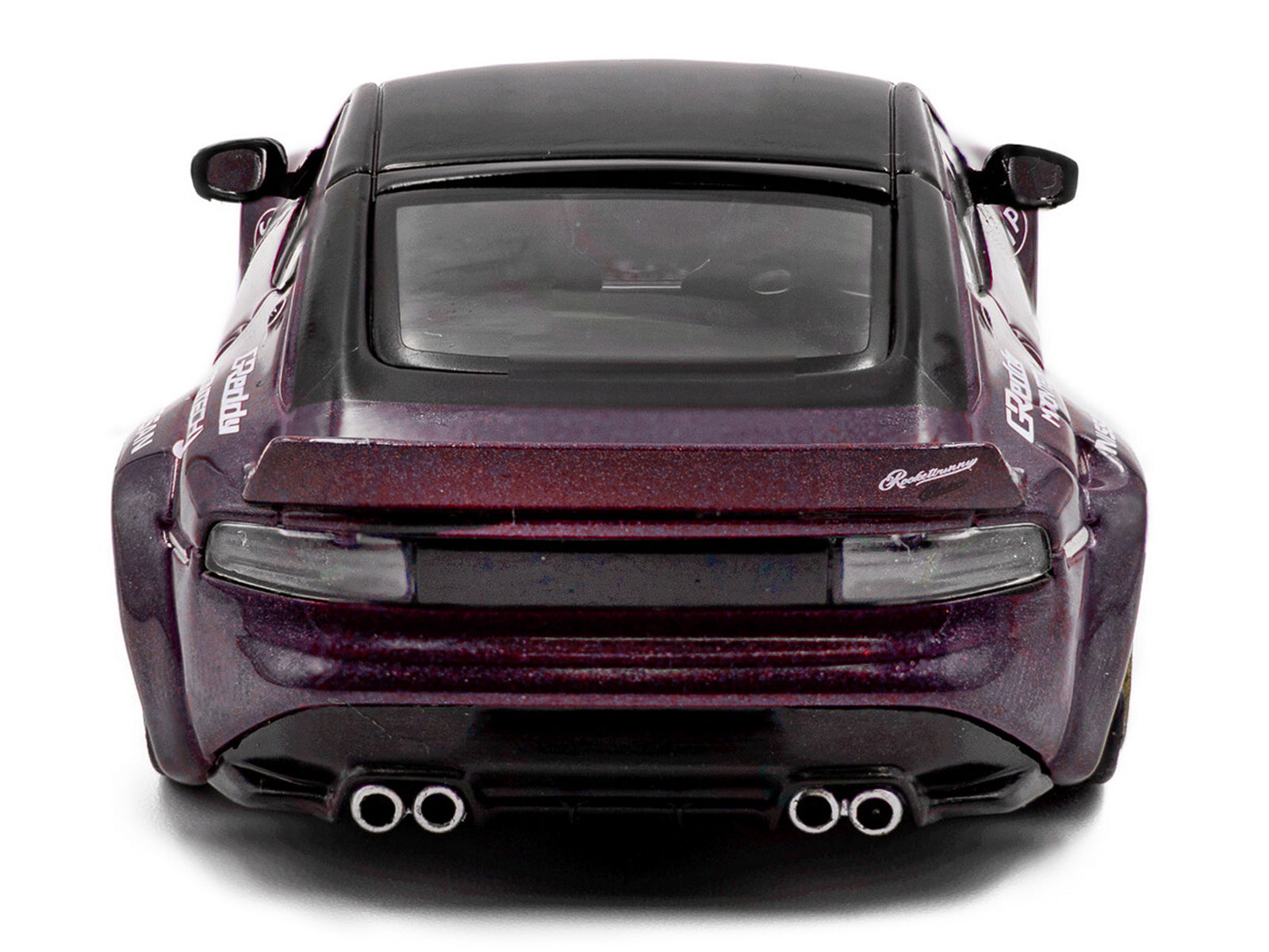 2022 Nissan Pandem Fairlady Z RHD (Right Hand Drive) Purple Metallic with Black Top 1/43 Diecast Model Car by Solido - image 5