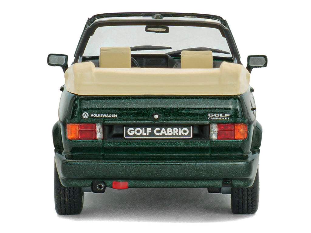 1992 Volkswagen Golf Cabrio Classic Line Classic Green Metallic 1/43 Diecast Model Car by Solido - image 5