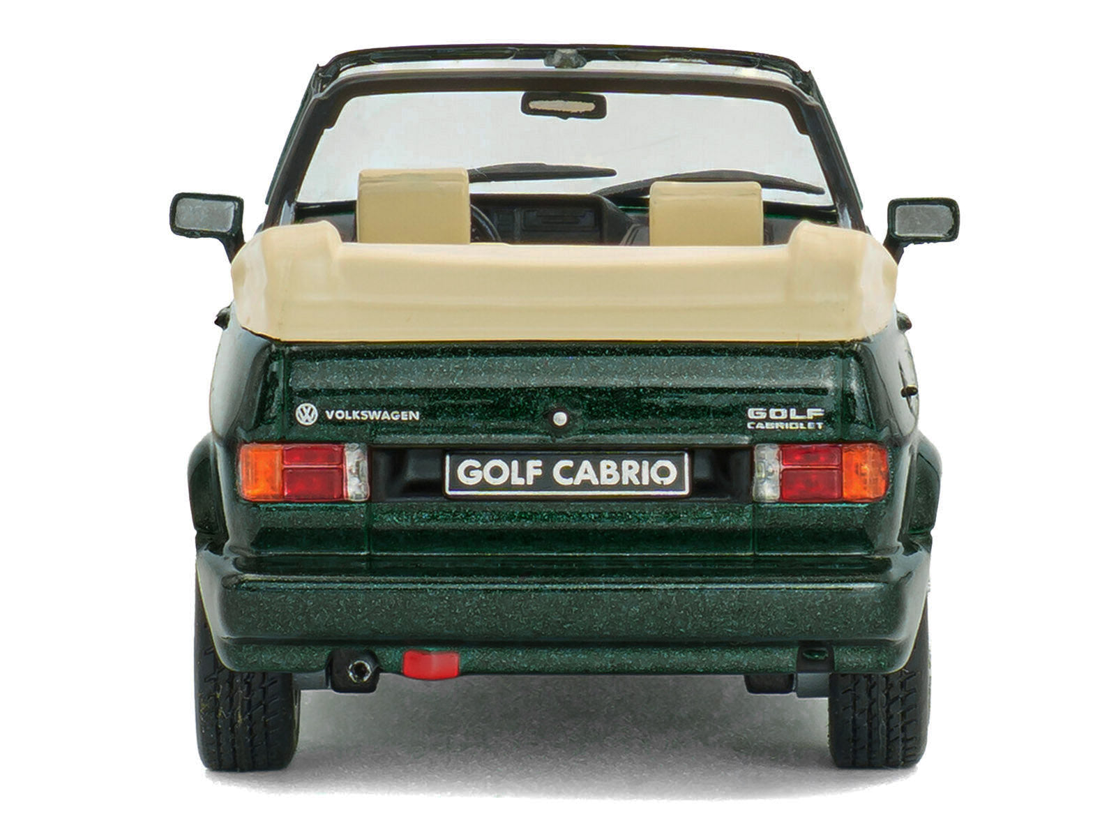 1992 Volkswagen Golf Cabrio Classic Line Classic Green Metallic 1/43 Diecast Model Car by Solido - image 5