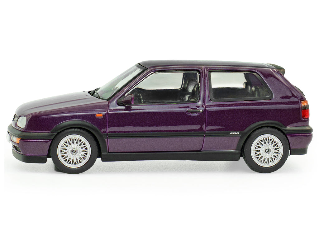 1994 Volkswagen Golf MKIII VR6 Purple Metallic 1/43 Diecast Model Car by Solido - image 2