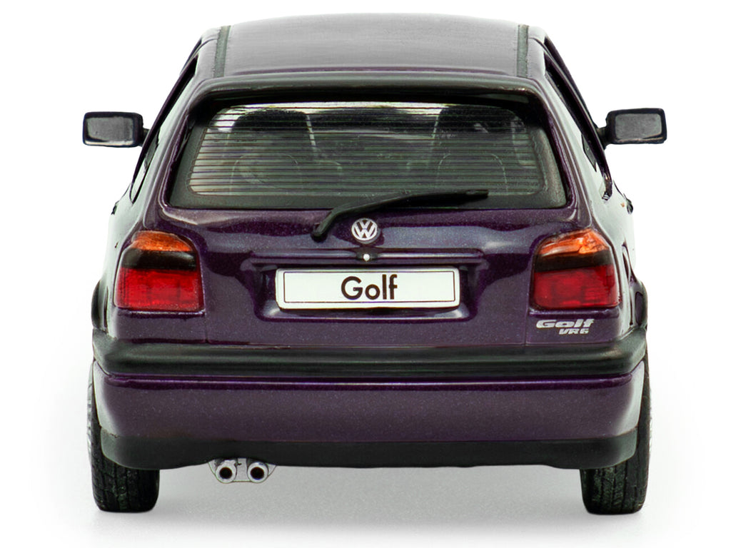 1994 Volkswagen Golf MKIII VR6 Purple Metallic 1/43 Diecast Model Car by Solido - image 5