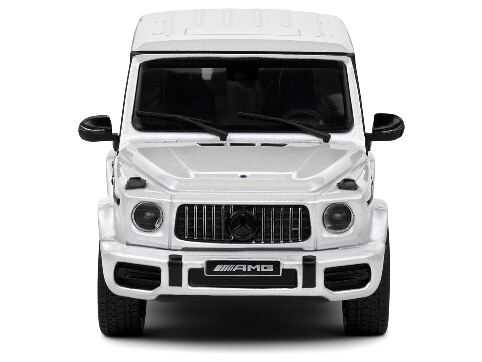 2022 Mercedes-Benz AMG G63 Diamond White Metallic with Graphics 1/43 Diecast Model Car by Solido - image 4
