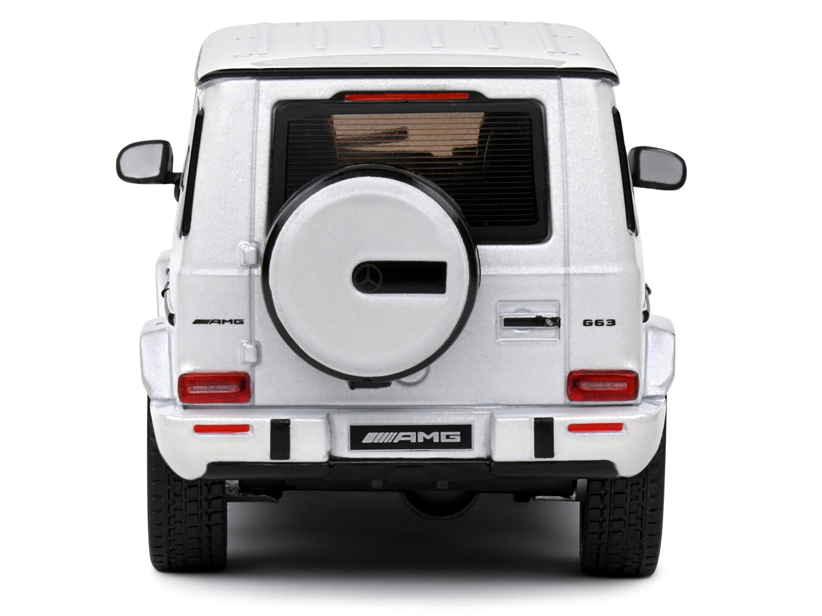 2022 Mercedes-Benz AMG G63 Diamond White Metallic with Graphics 1/43 Diecast Model Car by Solido - image 5