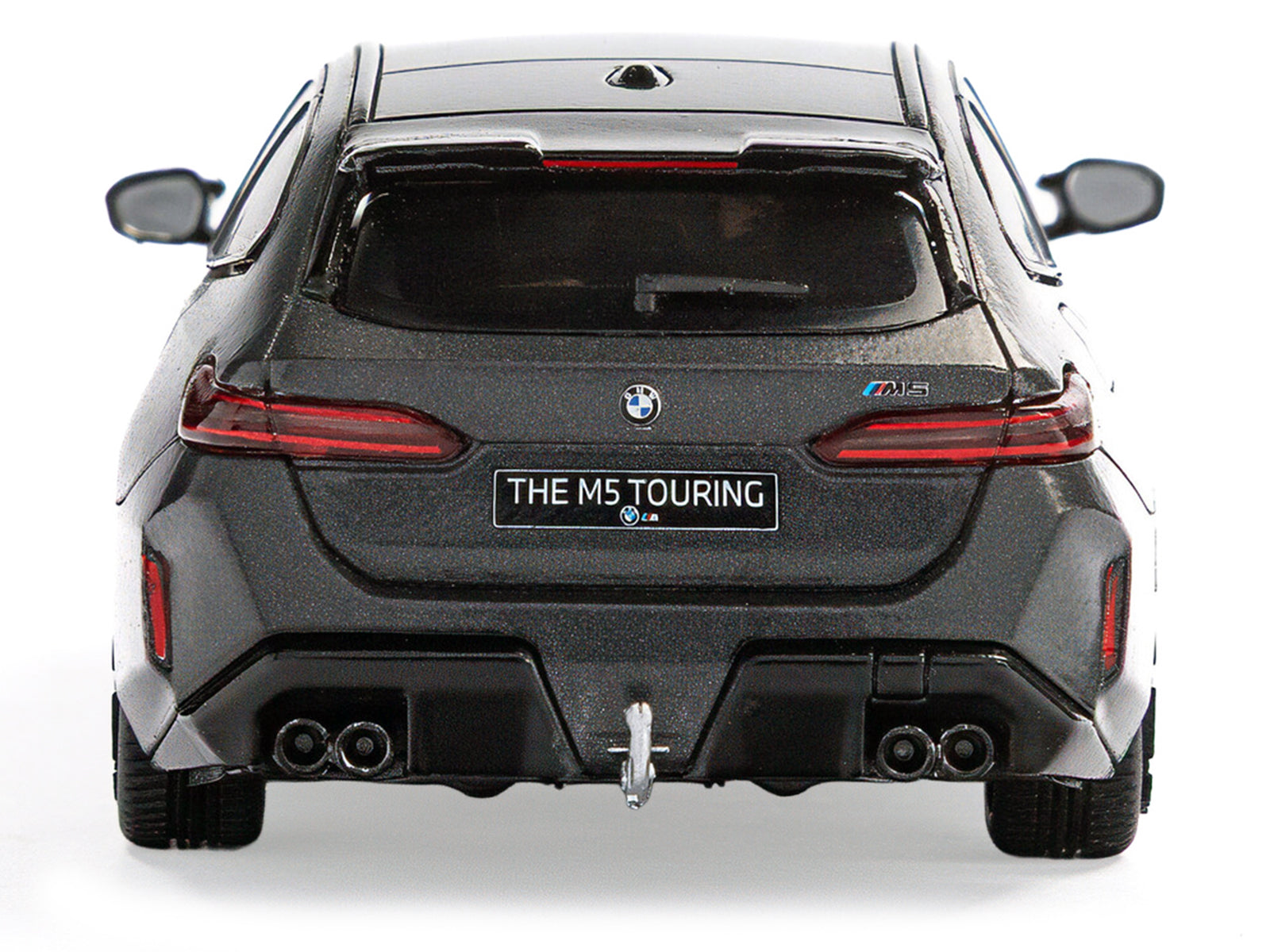 2024 BMW M5 Touring Frozen Deep Gray Metallic with Black Top 1/43 Diecast Model Car by Solido - image 5