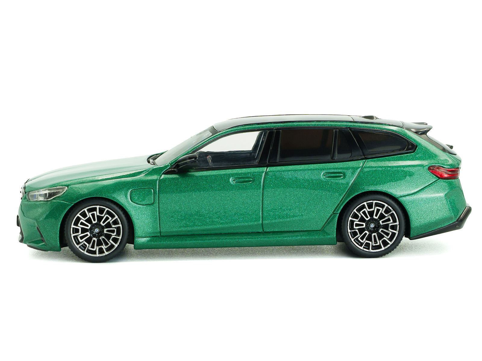 2024 BMW M5 Touring Isle Of Man Green Metallic with Black Top 1/43 Diecast Model Car by Solido - image 2