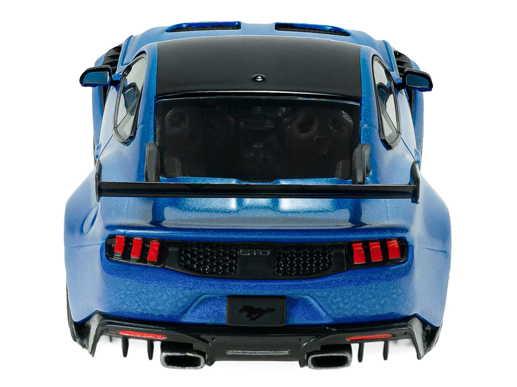 2025 Ford Mustang GTD Indulgent Blue Metallic with Black Top 1/43 Diecast Model Car by Solido - image 5