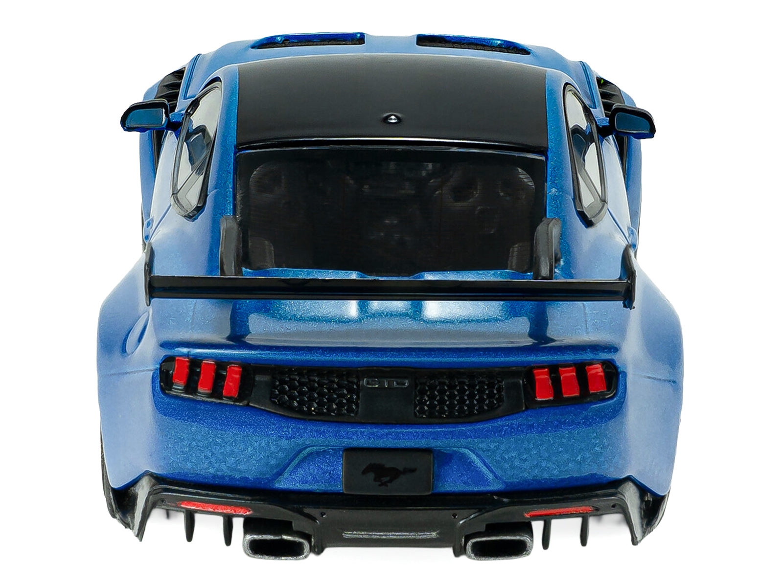 2025 Ford Mustang GTD Indulgent Blue Metallic with Black Top 1/43 Diecast Model Car by Solido - image 5