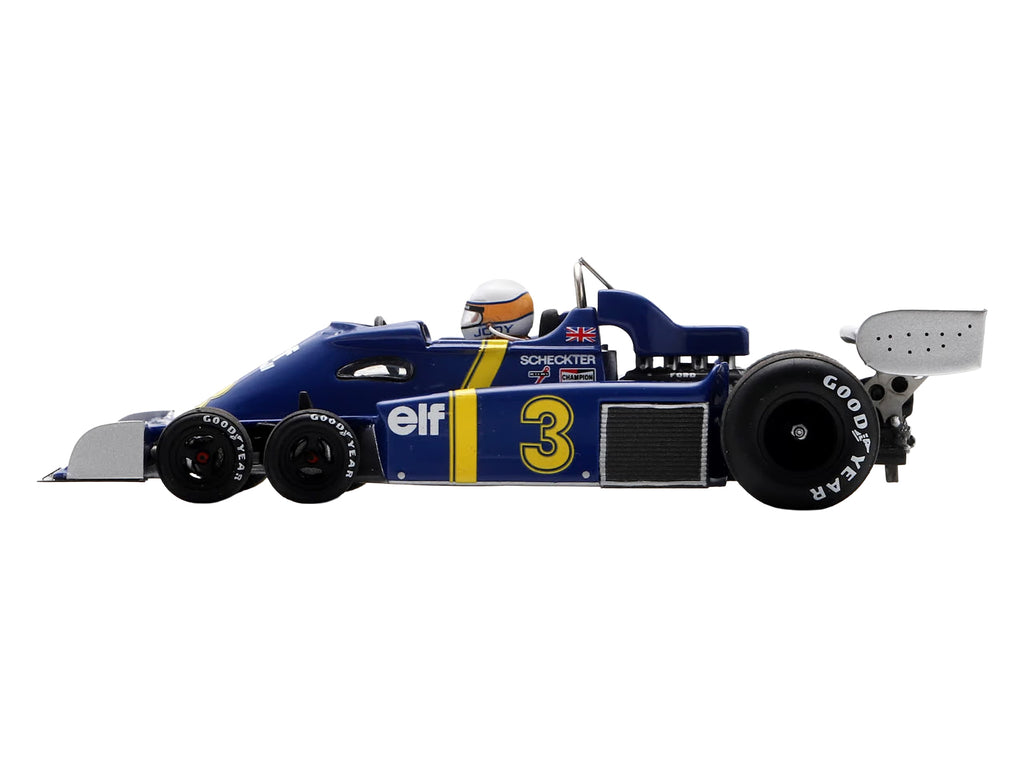 Tyrrell P34 #3 Jody Scheckter Formula One F1 "Belgian GP" (1976) with Driver 1/43 Model Car by Spark