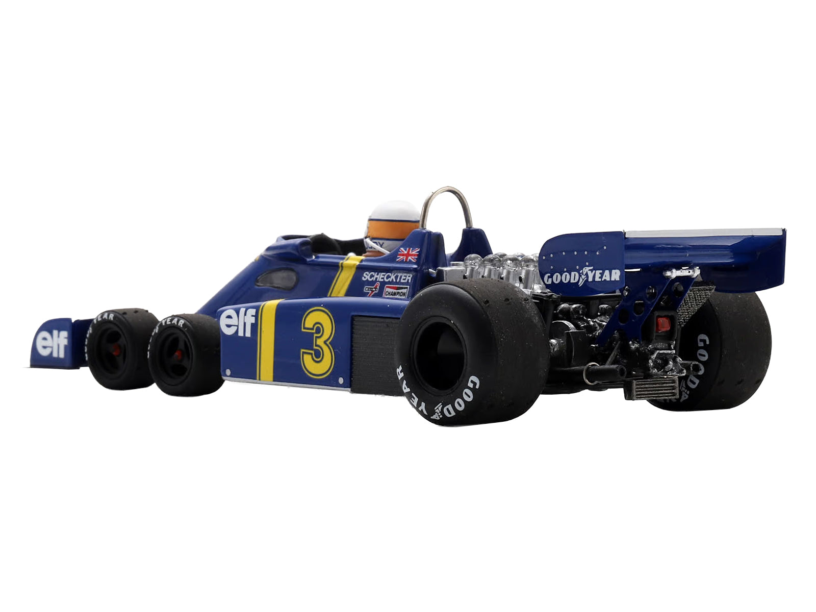 Tyrrell P34 #3 Jody Scheckter Winner Formula One F1 "Swedish GP" (1976) with Driver 1/43 Model Car by Spark