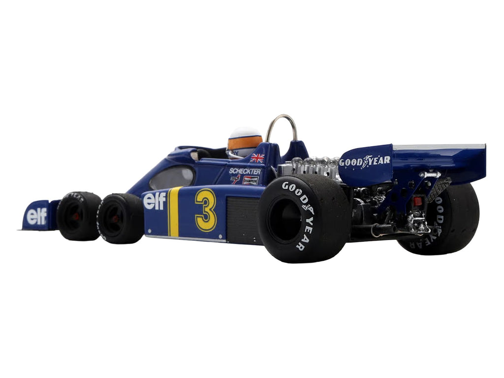 Tyrrell P34 #3 Jody Scheckter Formula One F1 "Dutch GP" (1976) with Driver 1/43 Model Car by Spark