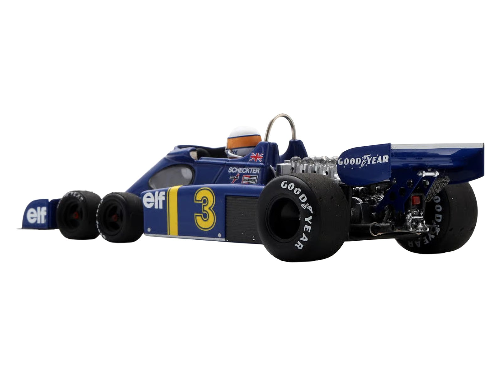 Tyrrell P34 #3 Jody Scheckter Formula One F1 "Dutch GP" (1976) with Driver 1/43 Model Car by Spark