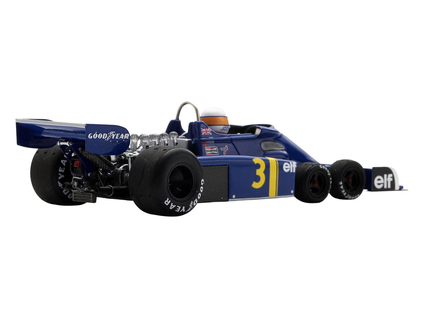 Tyrrell P34 #3 Jody Scheckter Formula One F1 "Dutch GP" (1976) with Driver 1/43 Model Car by Spark
