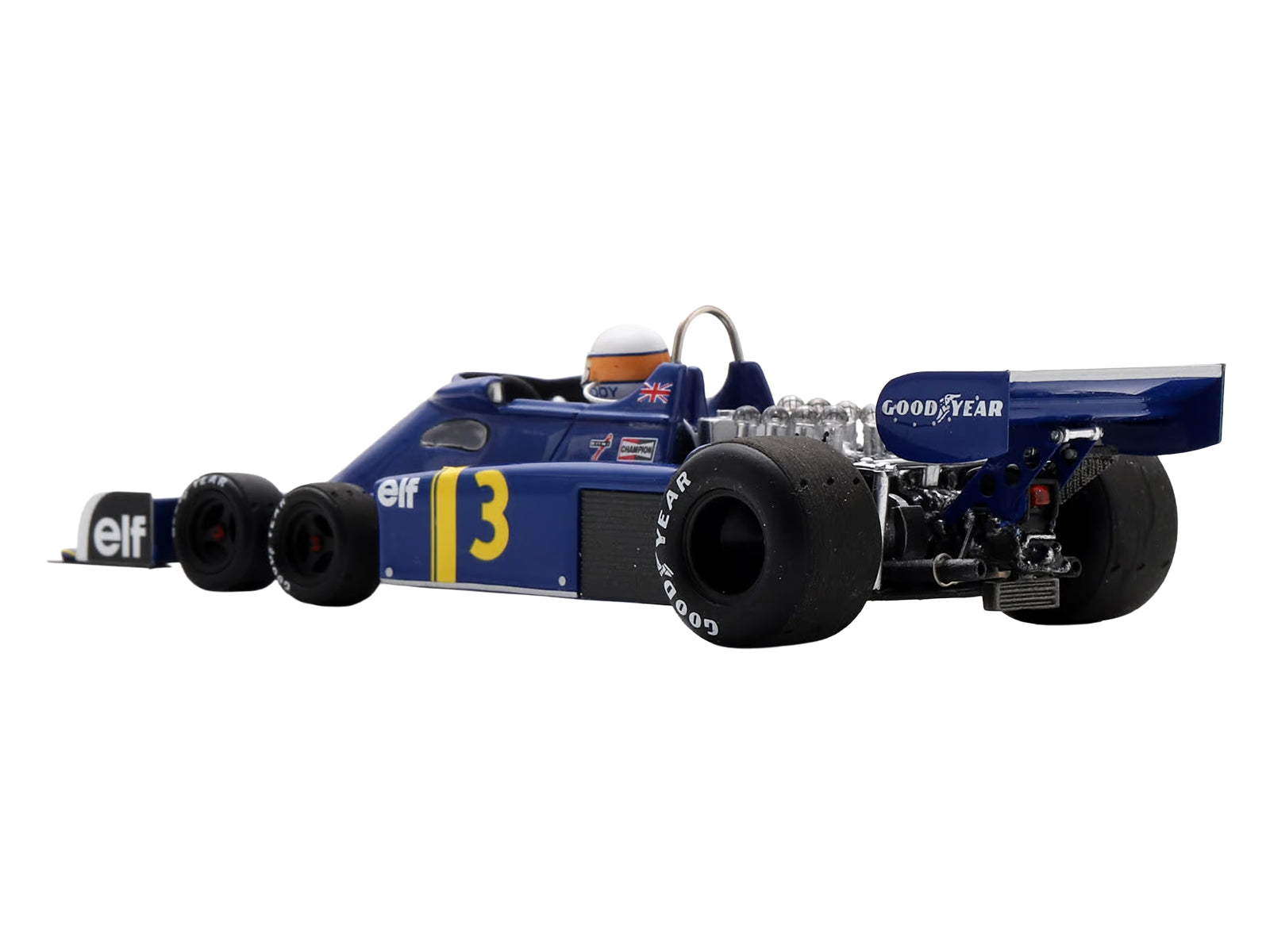 Tyrrell P34 #3 Jody Scheckter Formula One F1 "Dutch GP" (1976) with Driver 1/43 Model Car by Spark