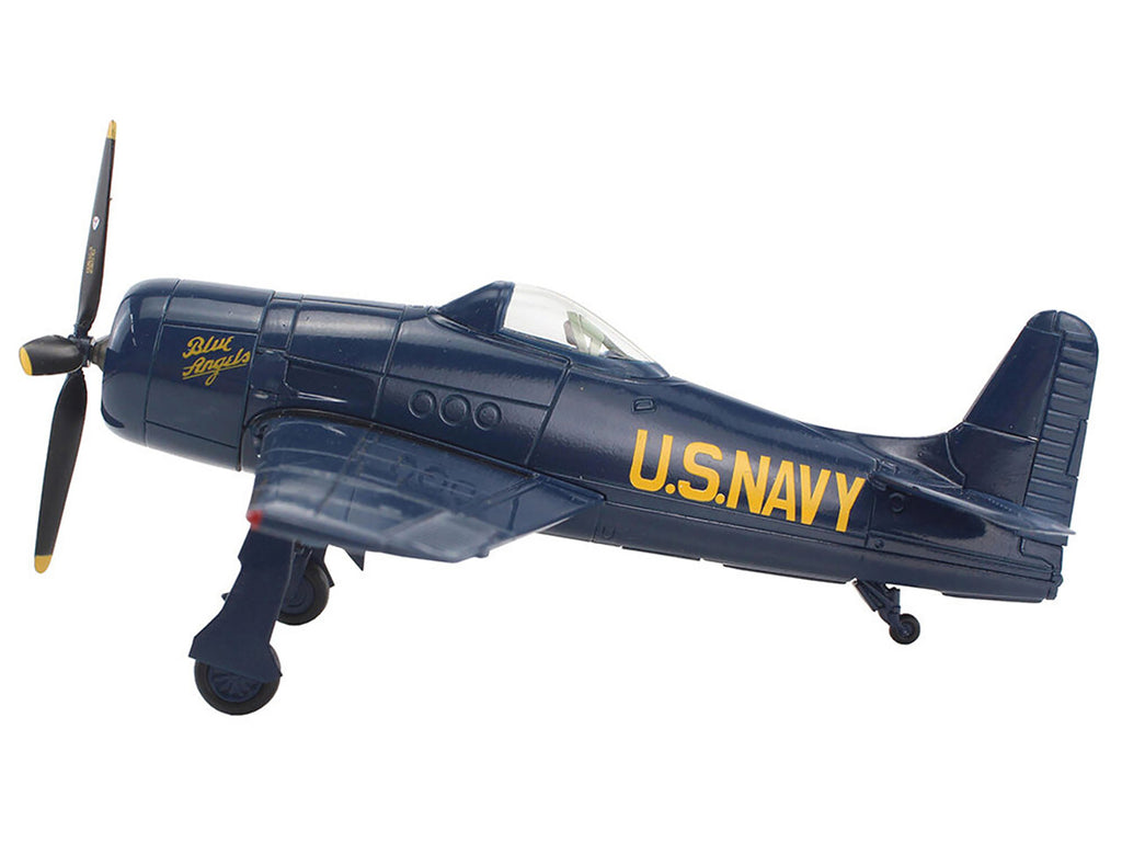 Grumman F8F Bearcat Fighter Aircraft "Blue Angels (#1-5 decals)" (1946) United States Navy "SkyMax Models" Series 1/72 Diecast Model by Hobby Master - image 2