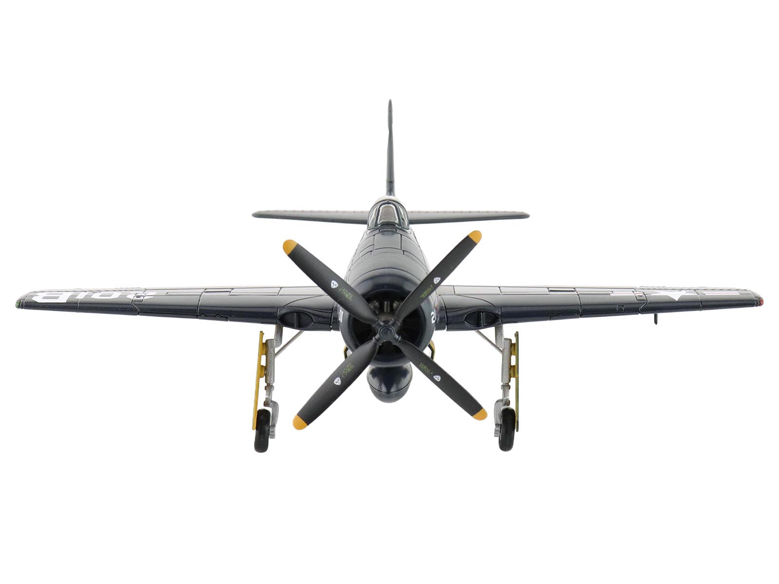Grumman F8F-2P Bearcats Fighter Aircraft "121714 Duxford (Restored Plane)" (2014) United States Navy "SkyMax Flying Heroes" 1/72 Diecast Model by Hobby Master - image 3