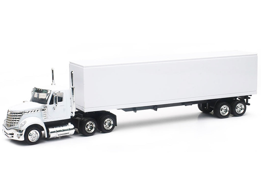 International LoneStar Truck with Dry Goods Trailer White "Long Haul Truckers" Series 1/43 Diecast Model by New Ray - image 2