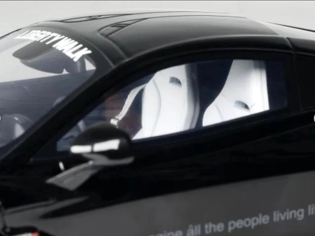 2023 McLaren 720S "LB-Works - Liberty Walk" Black 1/18 Model Car by GT Spirit - image 3