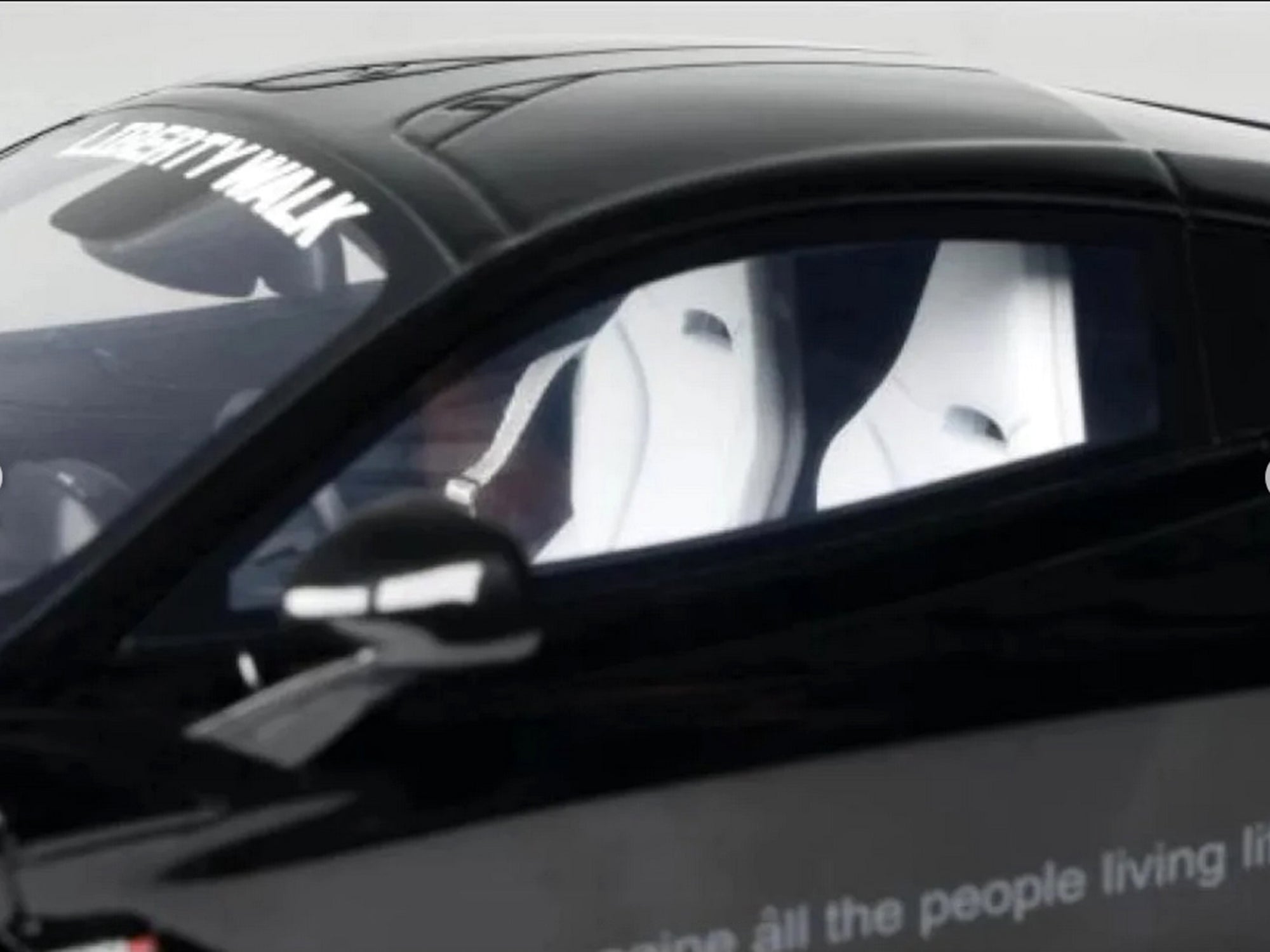 2023 McLaren 720S "LB-Works - Liberty Walk" Black 1/18 Model Car by GT Spirit - image 3