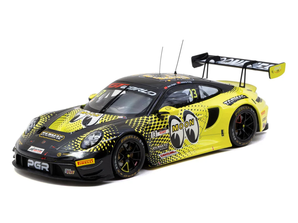 Porsche 911 GT3 R (992) #13 Sun Jingzu - Adderly Fong "Phantom Global Racing - Mooneyes" "GT World Challenge Asia - Fuji Speedway" (2025) "Hobby18" Series 1/18 Diecast Model Car by Tarmac Works - image 2