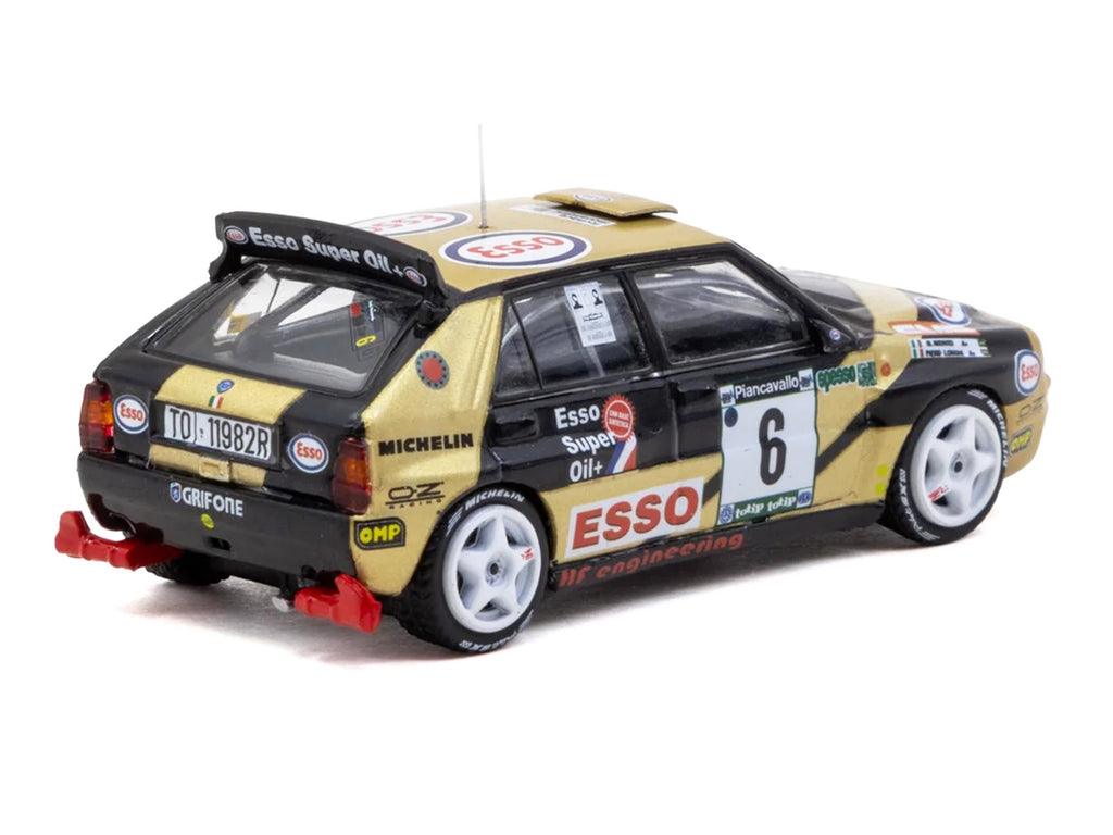 Lancia Delta HF Integrale #6 Piero Longhi - Maurizio Imerito "Esso" Winner "ECR Piancavallo Rally" (1993) "Hobby64" 1/64 Diecast Model Car by Tarmac Works - image 3
